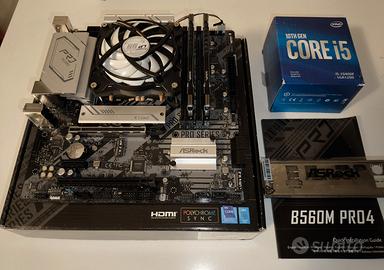 Scheda Madre + 16GB RAM + Intel i5 + Dissipatore