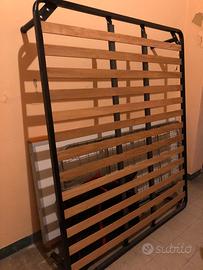 Rete con doghe in legno