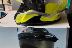 Casco moto BMW carbon system 7,  modulare