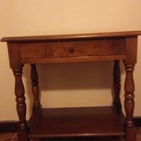 Comodino noce con cassetto