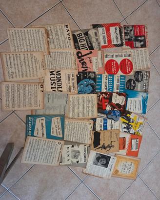 Lotto 30 spartito Vintage Anni 40/50