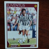 carta rara Roberto Baggio Juventus 