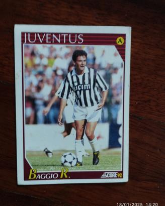 carta rara Roberto Baggio Juventus 