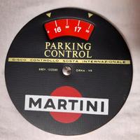 Disco orario vintage Martini & Rossi 