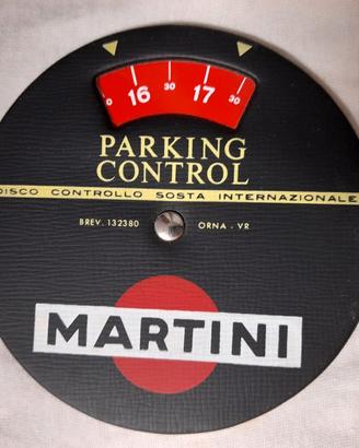 Disco orario vintage Martini & Rossi 