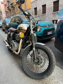 Triumph Bonneville cafe racer