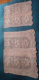 Set 4 Pezzi Uncinetto Filet - Nuovi, Mai Usati 