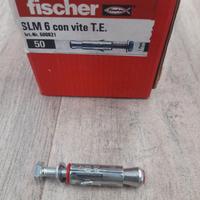 Tassello Fischer SLM 6 con vite a dado, foro 12mm