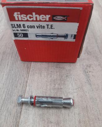 Tassello Fischer SLM 6 con vite a dado, foro 12mm