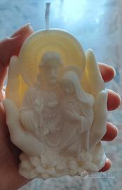 candela di Gesù e Maria