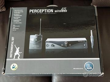Sistema wireless UHF per chitarra e basso