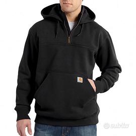 FELPA CARHARTT HEAVYWEIGHT QUARTER-ZIP  NERO