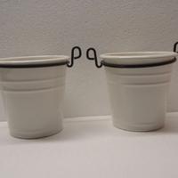 Coppia contenitori in metallo Ikea