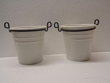 Coppia contenitori in metallo Ikea