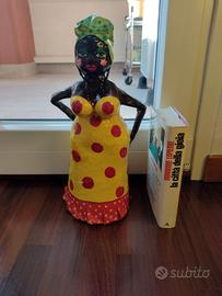 statua  cubana in carta pesta medie dimensioni 