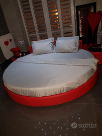 Parure lenzuola per letto tondo