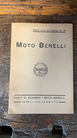 Listino prezzi parti ricambio Moto Benelli anni 30