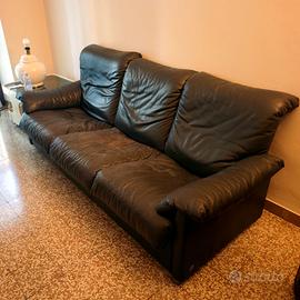 Divano e poltrone vintage BUSNELLI (Pelle) '70