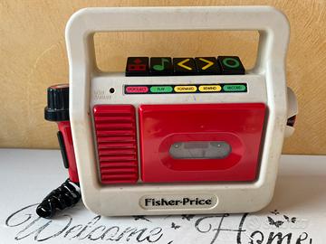 Registratore Fischer Price 3808 vintage X RICAMBI