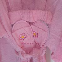 Accappatoio donna completo di ciabatte in spugna