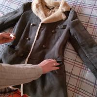 Giacca in pelle scamosciata donna L