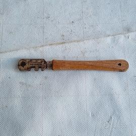 Tagliavetro Vintage Manico Legno Rotella Metallo