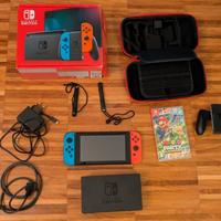 NINTENDO Switch + custodia + Mario Party