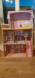 casa barbie in legno