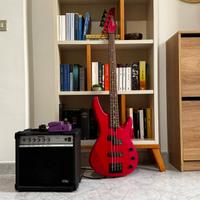 Kit Basso completo: Yamaha RBX 350+Ampli+Pedale