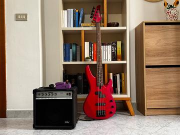 Kit Basso completo: Yamaha RBX 350+Ampli+Pedale