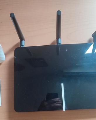 TP-LINK router, adattatore wifi usb, ripetitore