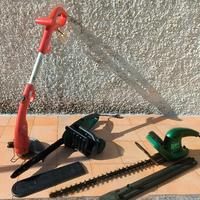 MOTOSEGA+ TAGLIASIEPI+ DECESPUGLIATORE IN BLOCCO