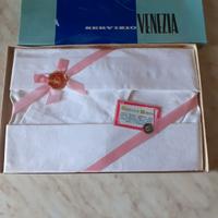 Tovaglia Venezia cotone anni 70 per 6 pers 130x160