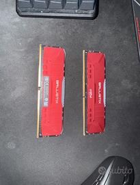 Ram Crucial ballistix 16gb (2x8GB) ddr4