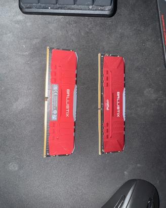 Ram Crucial ballistix 16gb (2x8GB) ddr4