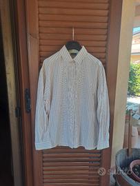 Camicia vintage Luisa Spagnoli a righe 46 ita