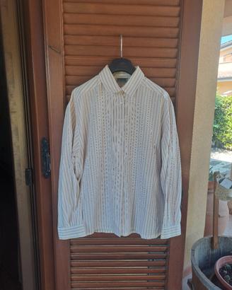 Camicia vintage Luisa Spagnoli a righe 46 ita