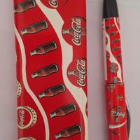 Set portapenne + penna Coca-Cola originale 1998