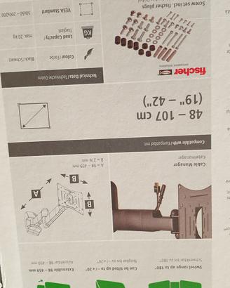 Supporto TV da parete