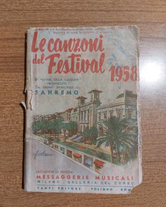 Le canzoni del festival 1958