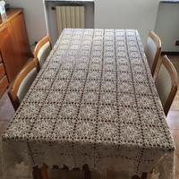 Grande tovaglia vintage copritavolo