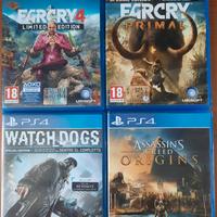 Giochi Playstation 3 e 4