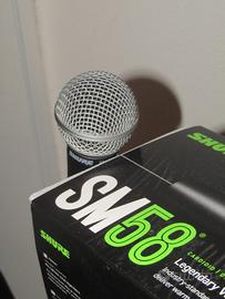 Shure Sm58 + Scatola originale