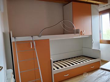 Cameretta su misura mai usata 3 posti letto
