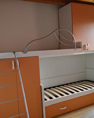 Cameretta su misura mai usata 3 posti letto