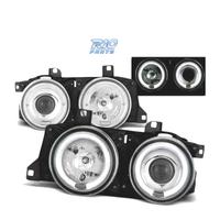 FARI OCCHI ANGEL BMW E32 E34 CROMATI