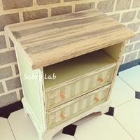 Comodino, mobiletto shabby chic