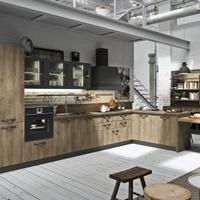 Moderna Lineare Cucina con maniglia Gola 300cm