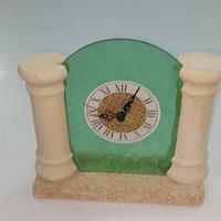 orologio in pietra leccese e vetro