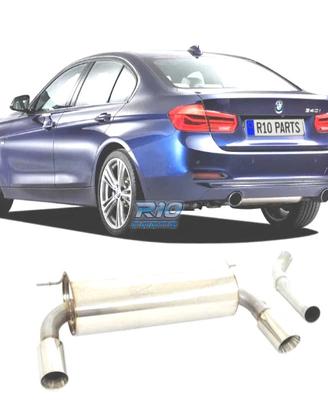 SCARICO SPORTIVO BMW F30 316 320 325 LOOK M DOPPIA